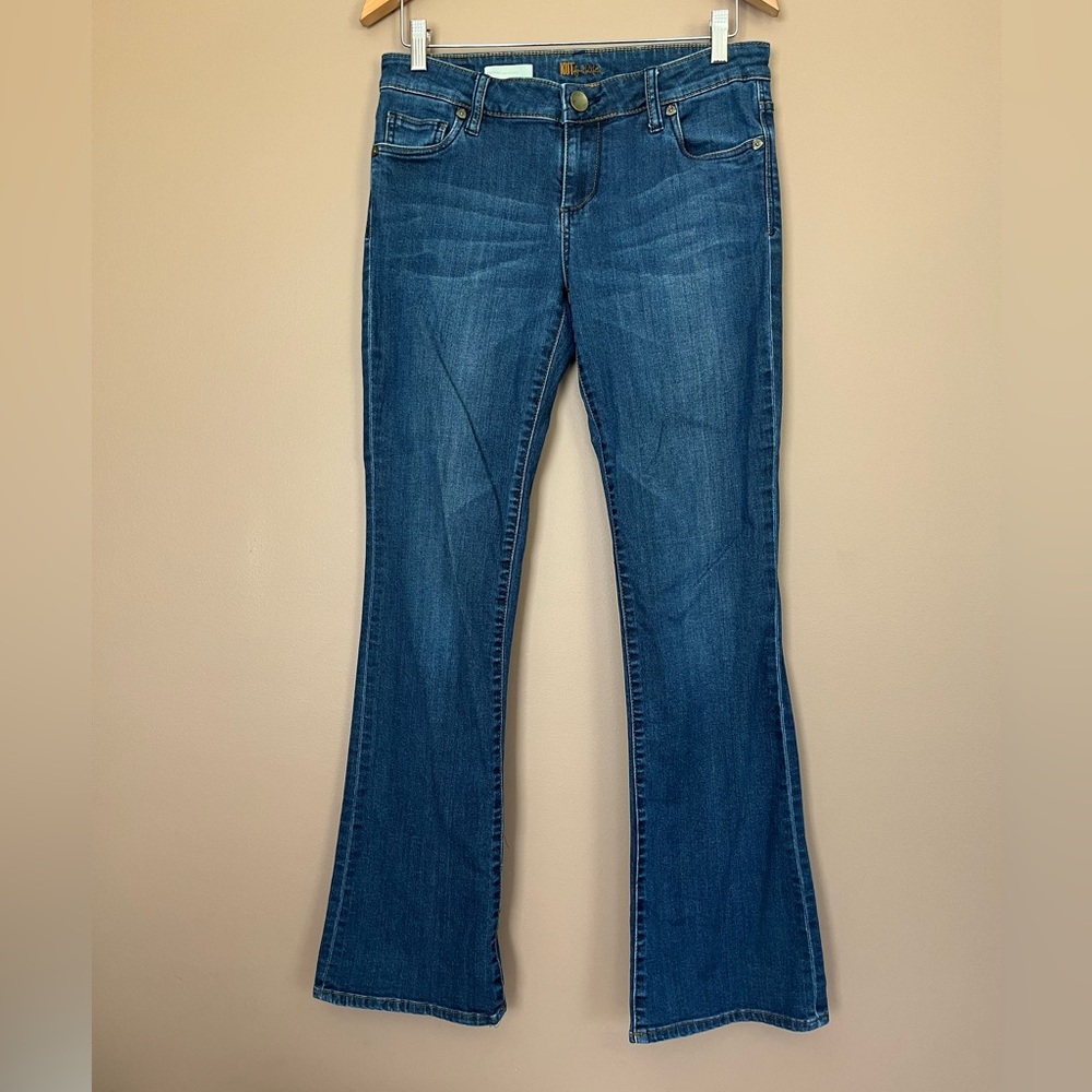 {Kut from the Kloth} Farrah Baby Bootcut Jeans in Blue - Womens 6